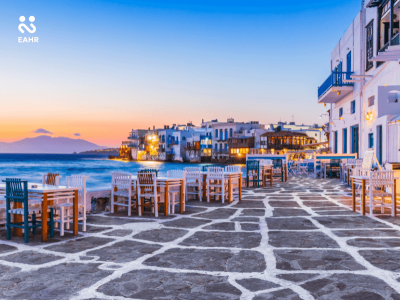 Không gian đẹp như mơ của Mykonos