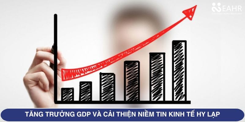 Tăng trưởng GDP và cải thiện niềm tin kinh tế Hy Lạp