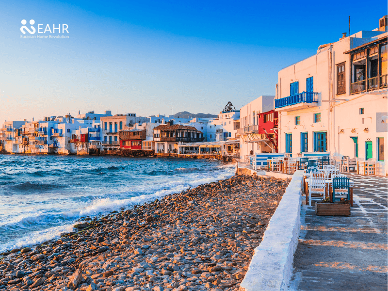 Cho thuê bất động sản Hy Lạp ngắn hạn theo mùa du lịch