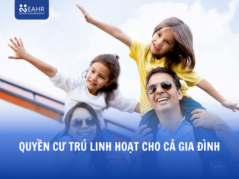 Golden Visa Hy Lạp mang lại quyền cư trú linh hoạt cho cả gia đình